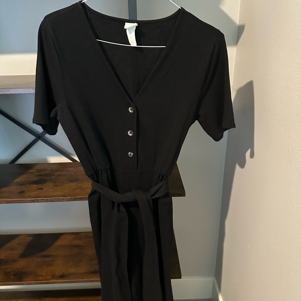H&M Black Jumpsuit-SZ M